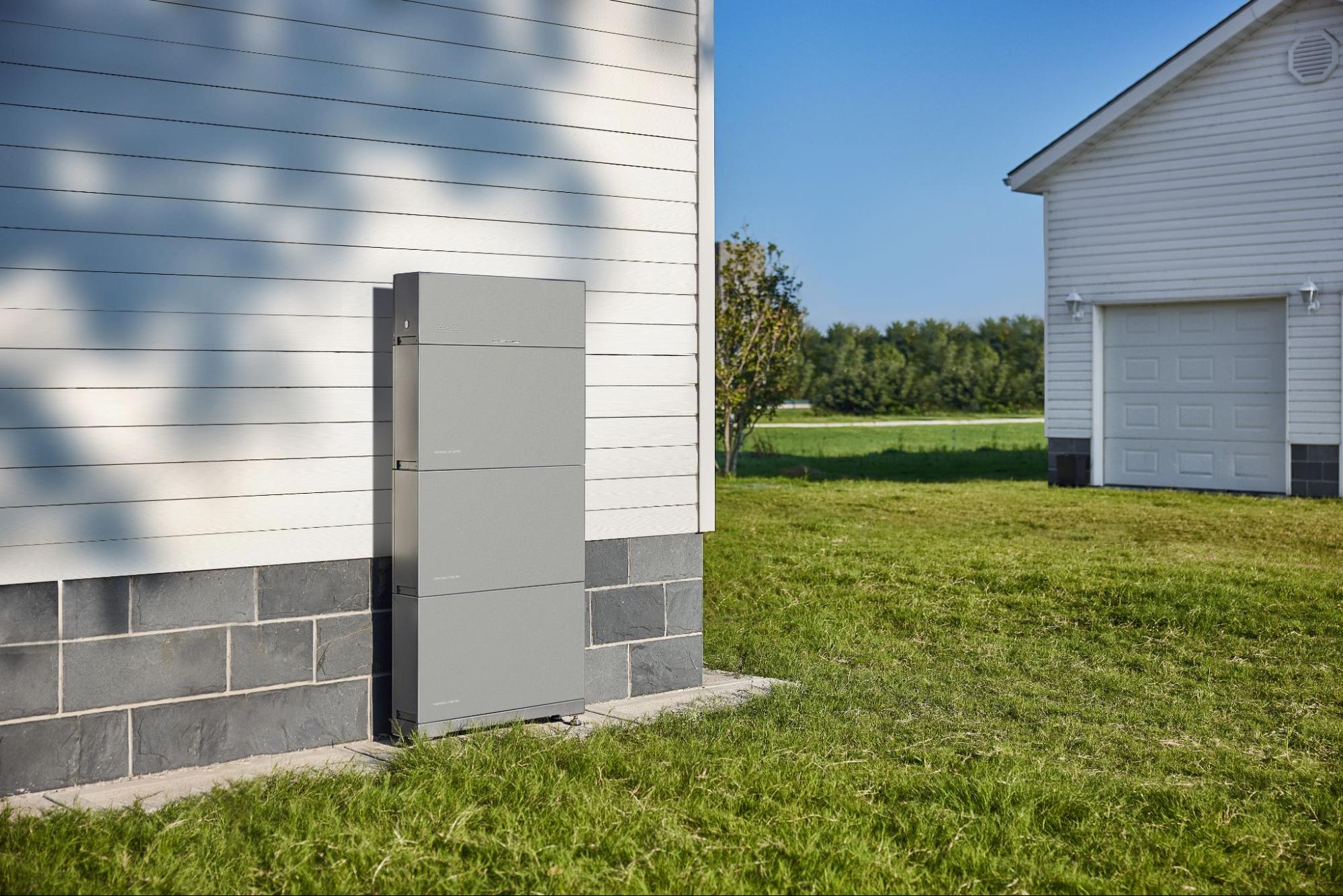 PowerOcean DC Fit installed on home exterior