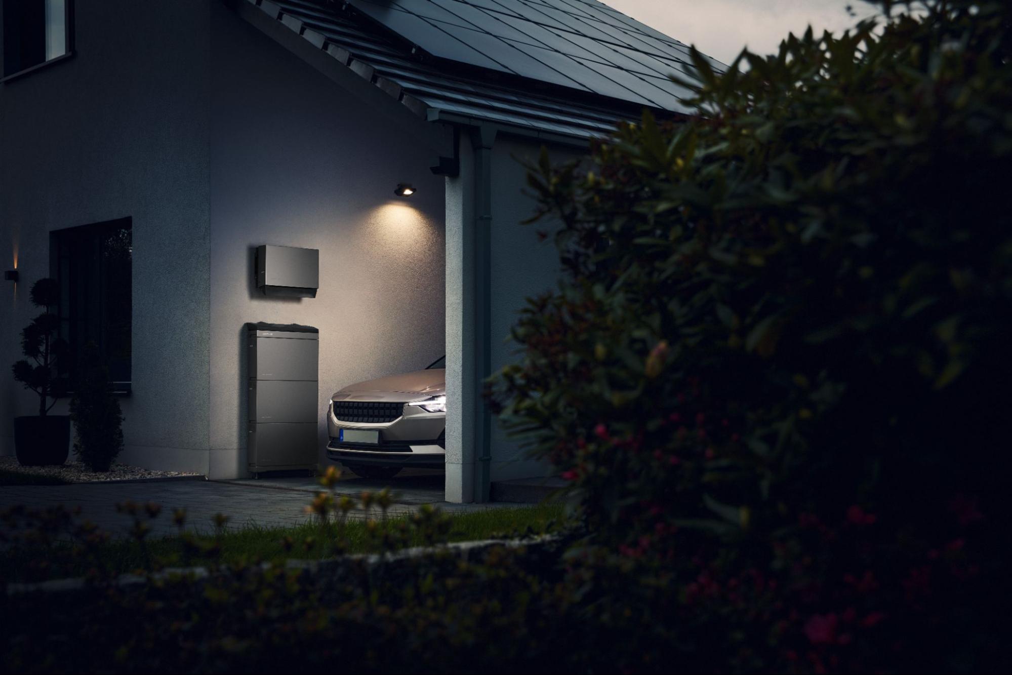 PowerOcean (Three-Phase) installed on exterior of home