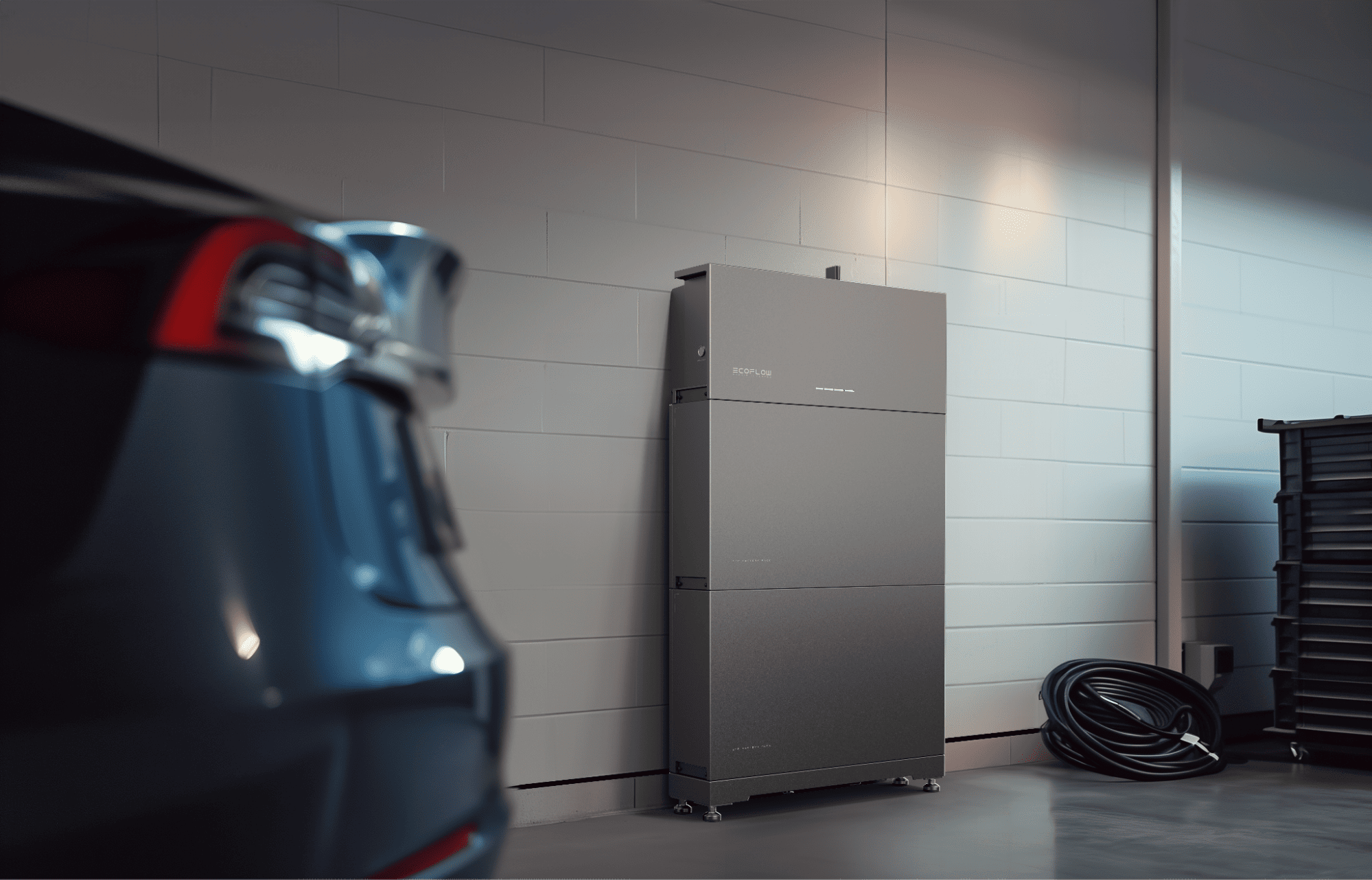 PowerOcean (Single-Phase) installed in garage