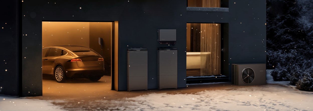 Sistema a pompa di calore aria-acqua EcoFlow PowerHeat