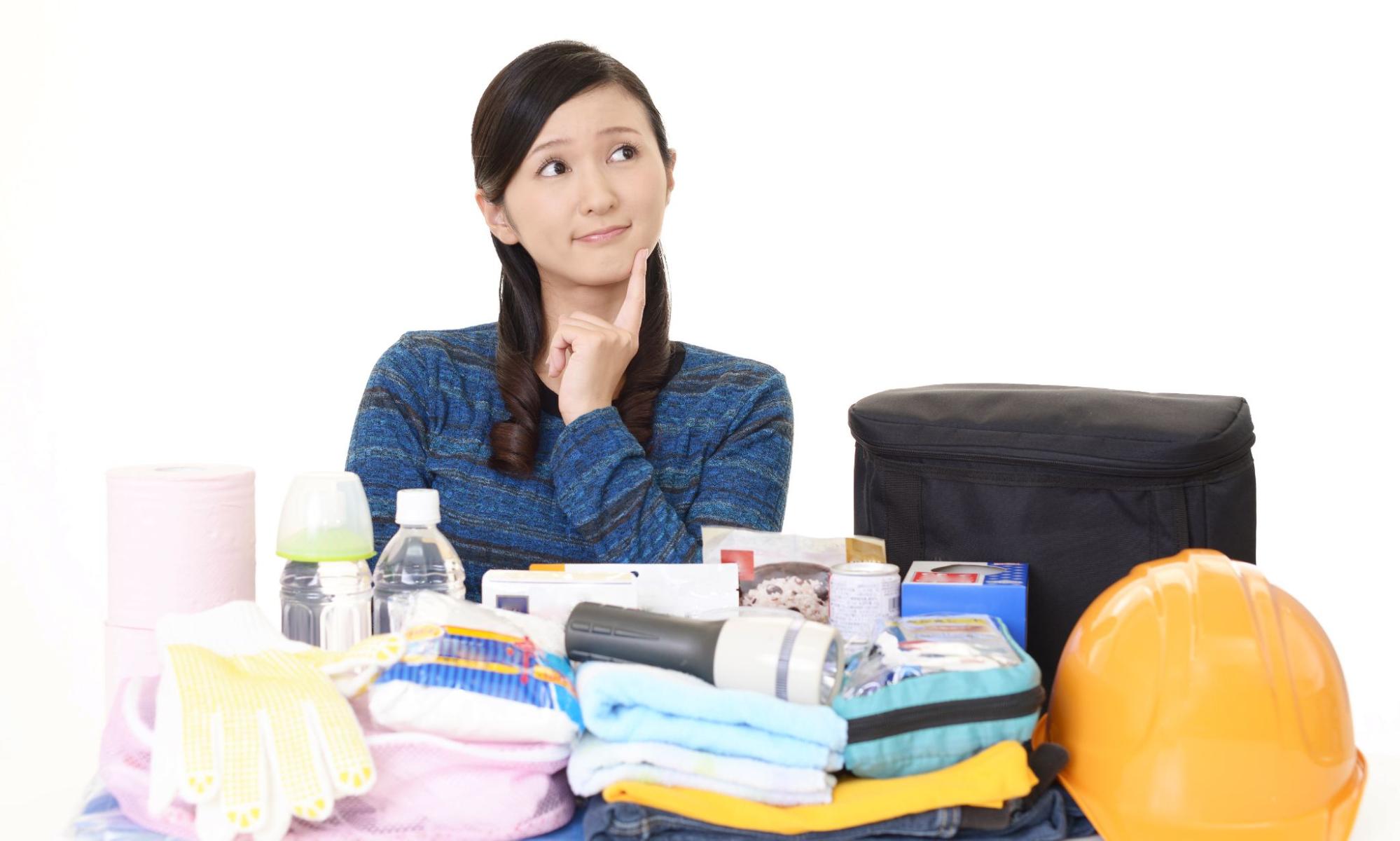 旅行　防災グッズ　女性向け