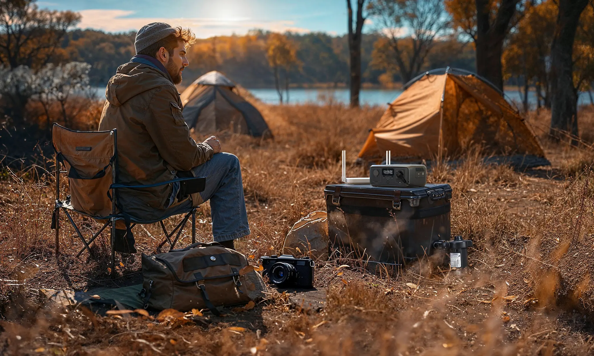 EcoFlow RIVER 3 + Pannello Solare da 45 W (Tipo C)