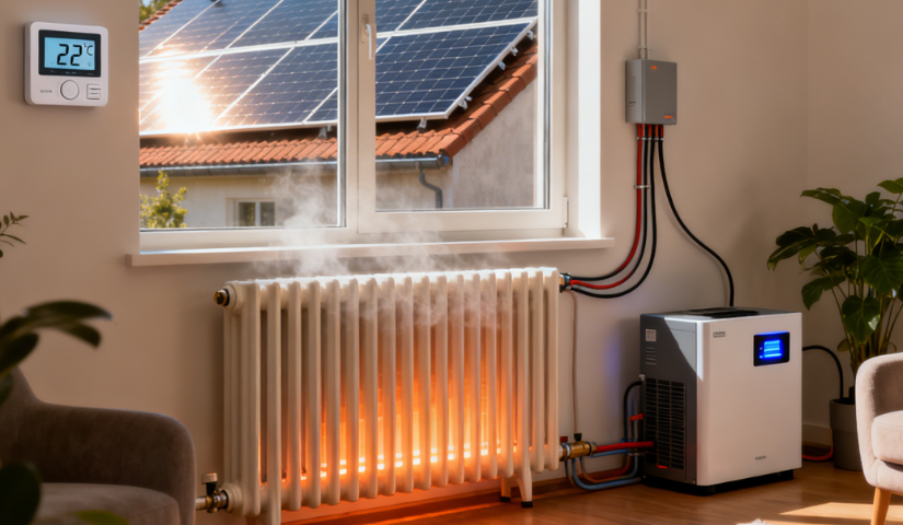 Photovoltaikanlagen liefern Heizenergie für Häuser