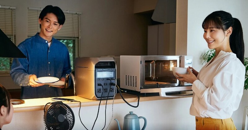 強風 停電対策 ポータブル電源