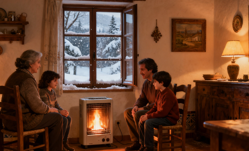 Electricidad doméstica en invierno