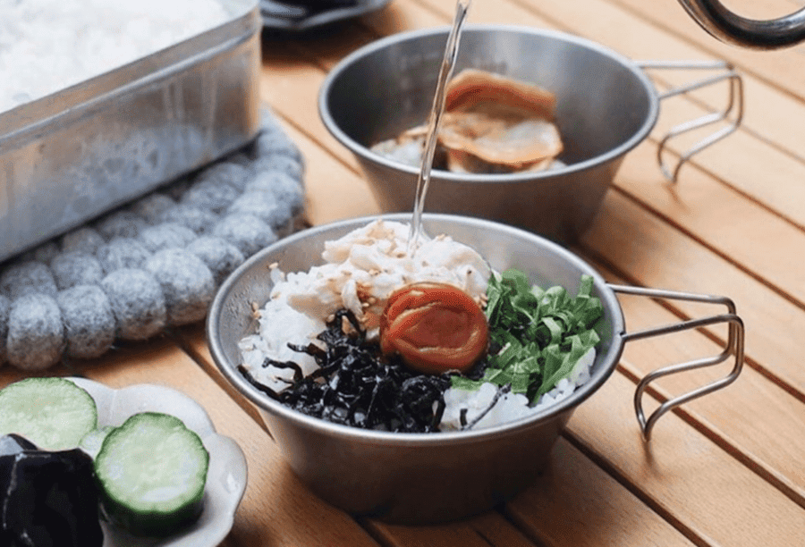 梅ささみ茶漬け