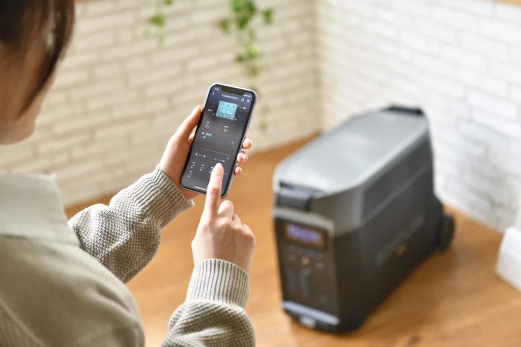 専用アプリで遠隔操作