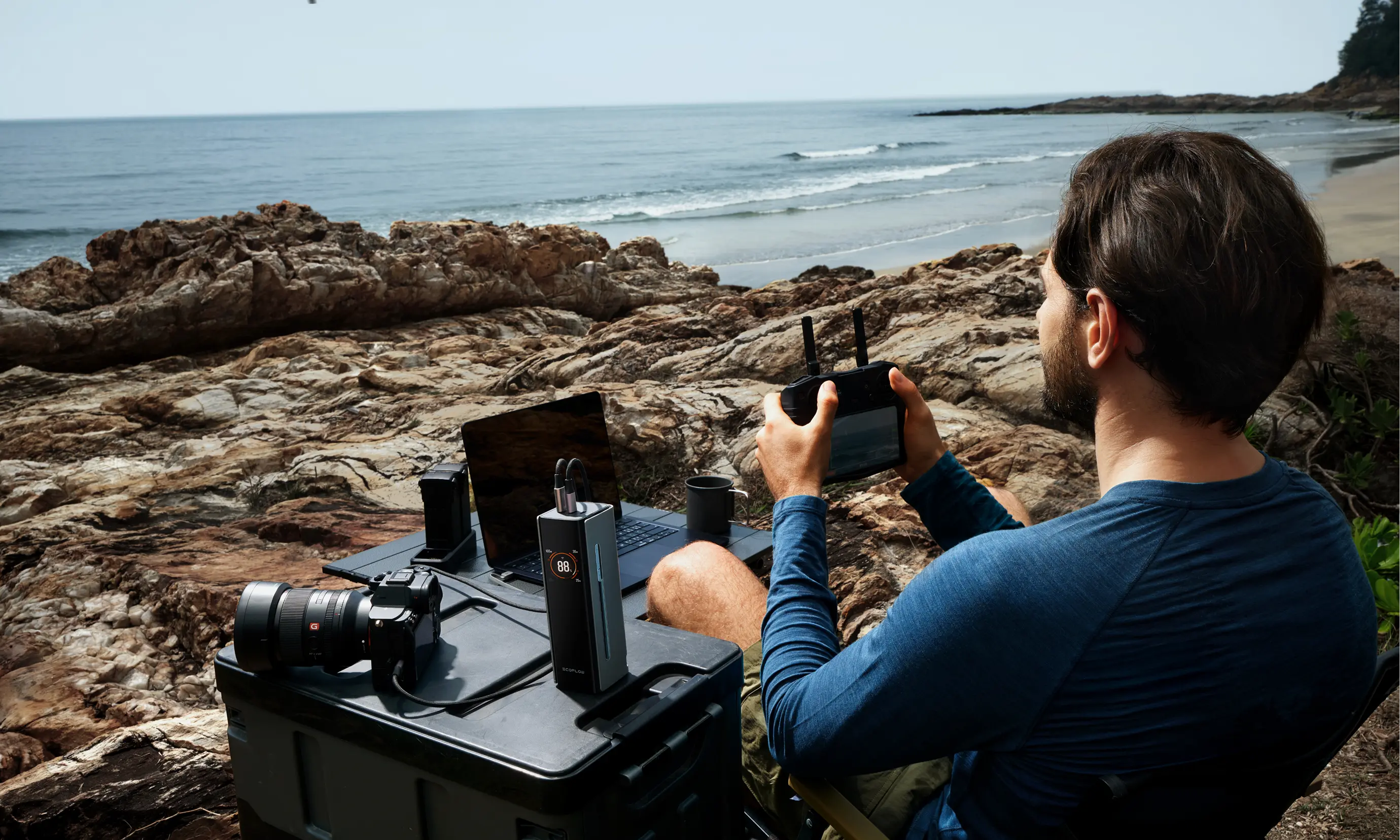 EcoFlow RAPID Pro Power Bank da portare in montagna