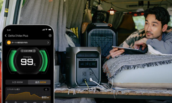 車中泊　ポータブル電源　EcoFlow DELTA 3 Max Plus（2048Wh）