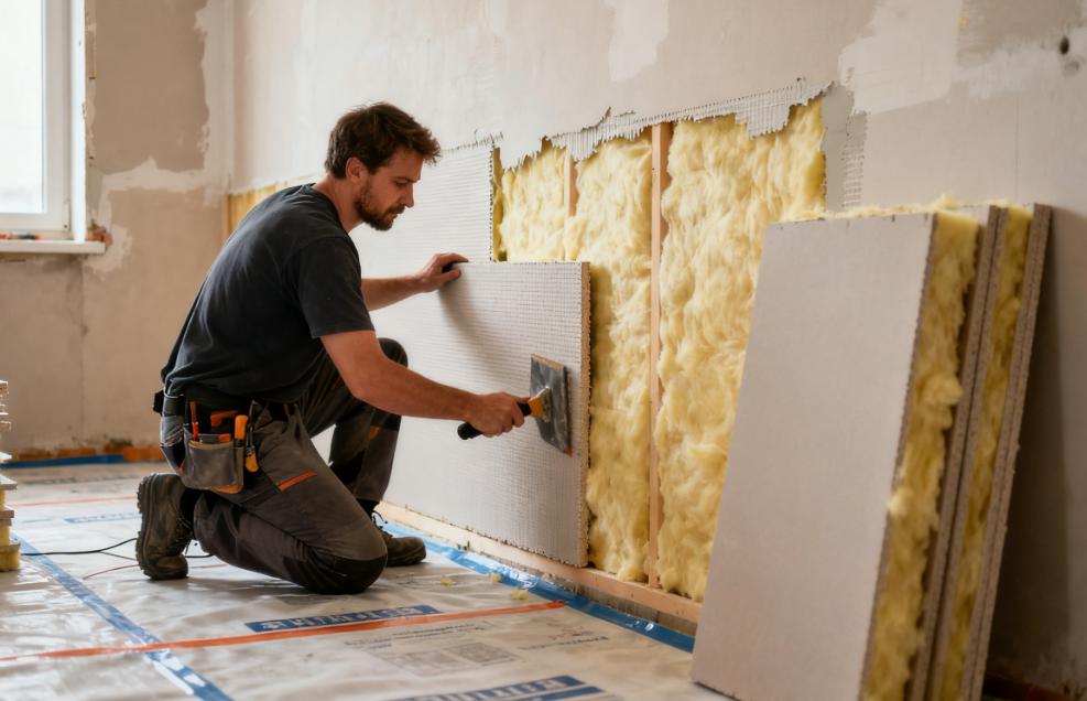 Ajouter une couche d'isolation aux murs