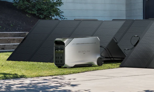 家庭用 非常用電源 ソーラーパネル ポータブル電源 EcoFlow DELTA Pro 3 + 400Wソーラーパネルセット