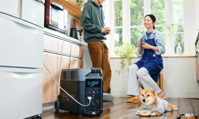 ポータブル電源　エアコン　稼働時間　EcoFlow DELTA Pro