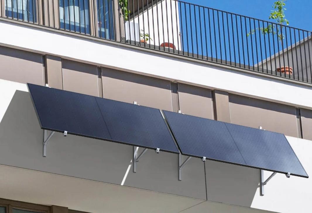 Balkonkraftwerk mit Speicher