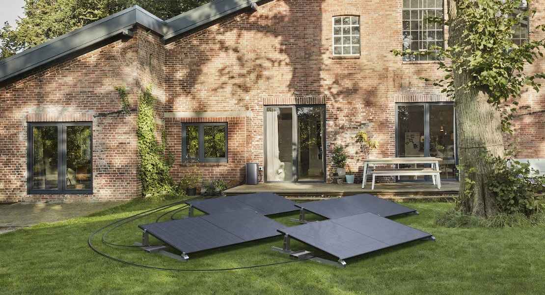 Stromversorgung über Solaranlage