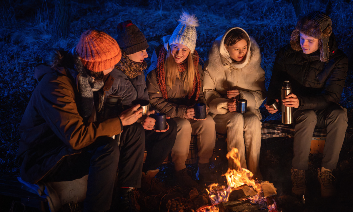 年末年始　キャンプ　防寒対策