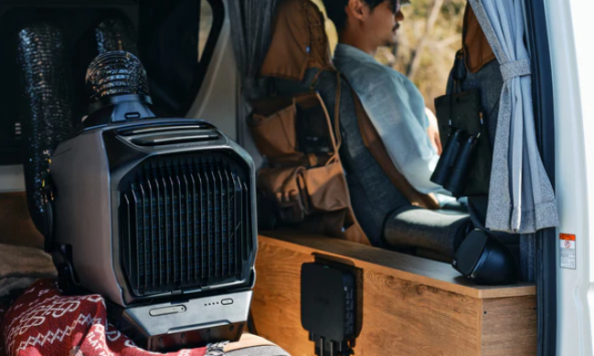 冬　車中泊　暖房　車のエアコン　EcoFlow WAVE 3