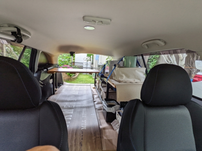 ハイゼットカーゴ 車中泊仕様 自作