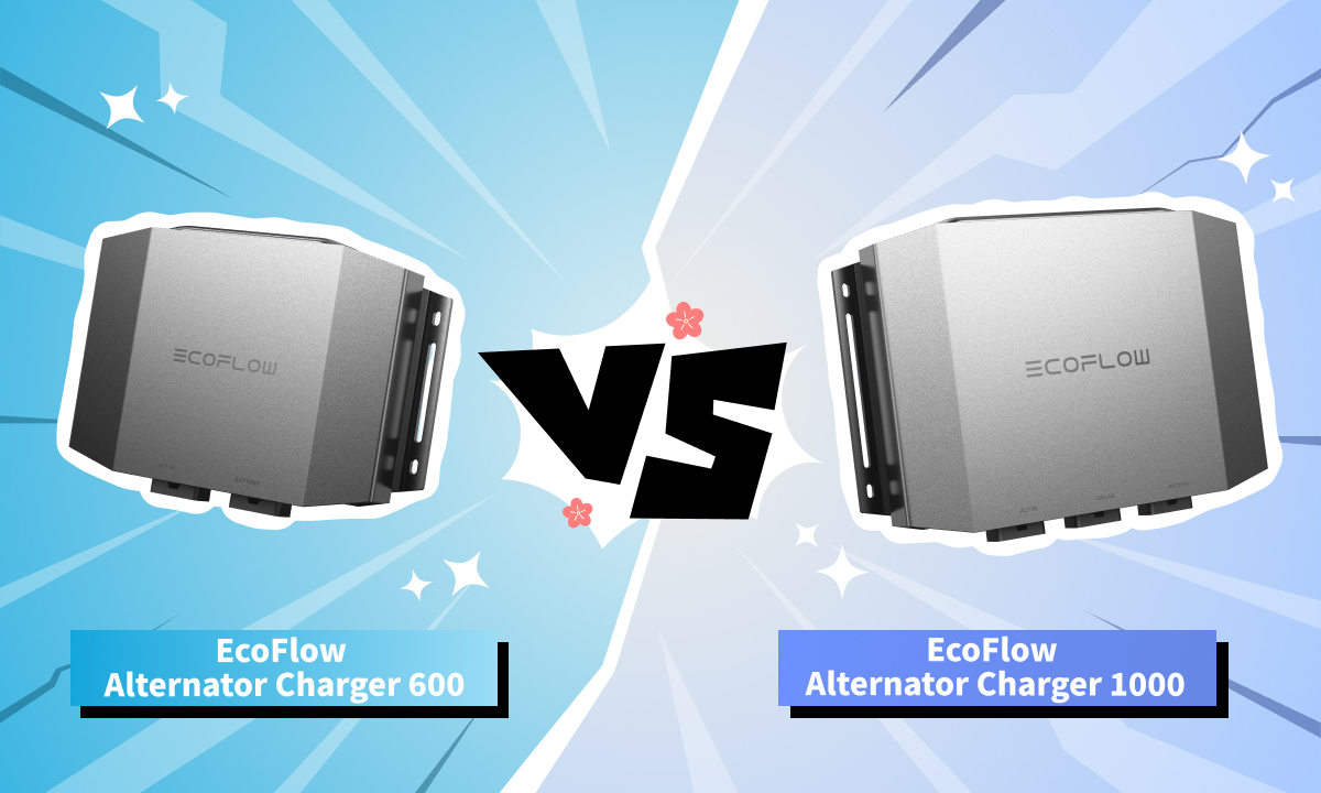 EcoFlow革新的な走行充電器600W&1000Wの新機能|旧モデルも比較