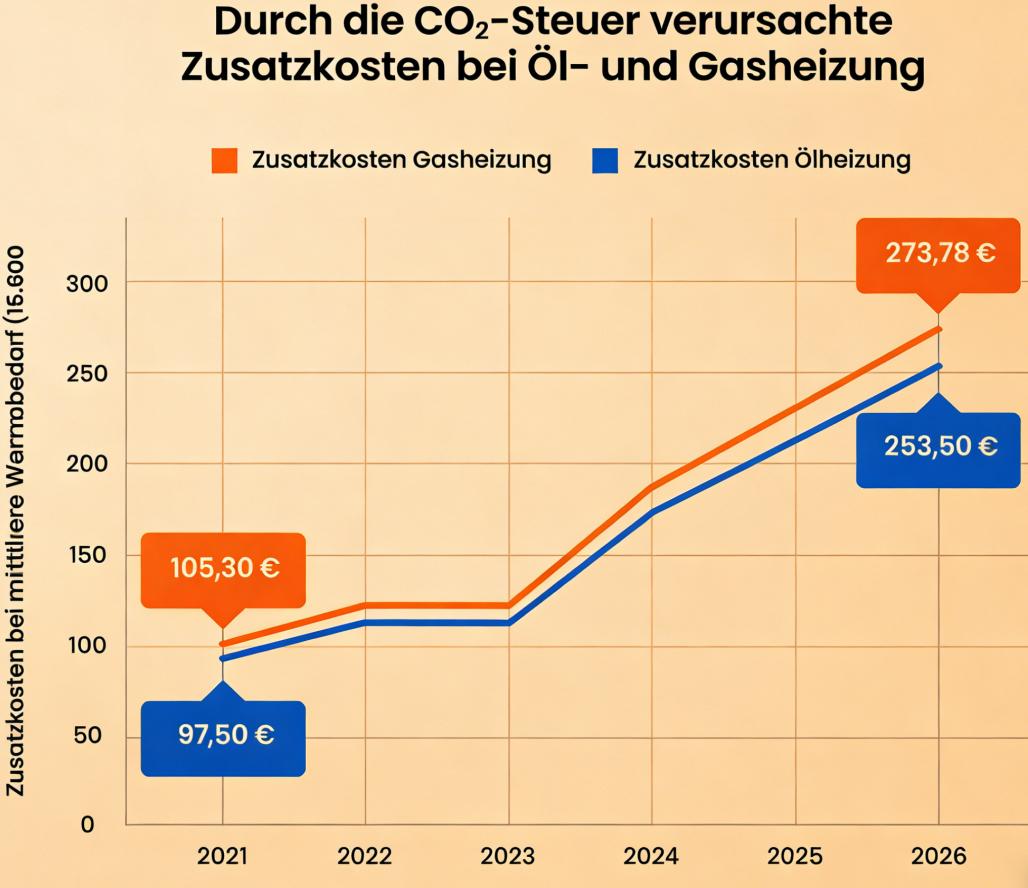 Die CO₂-Steuer treibt den Prozess des Heizungsgesetzes voran