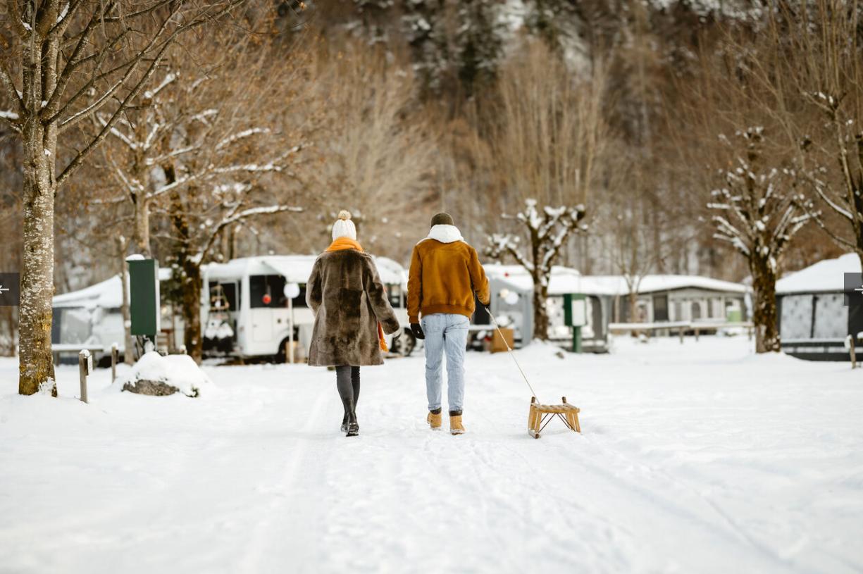 Wintercamping im Seecamping Berau
