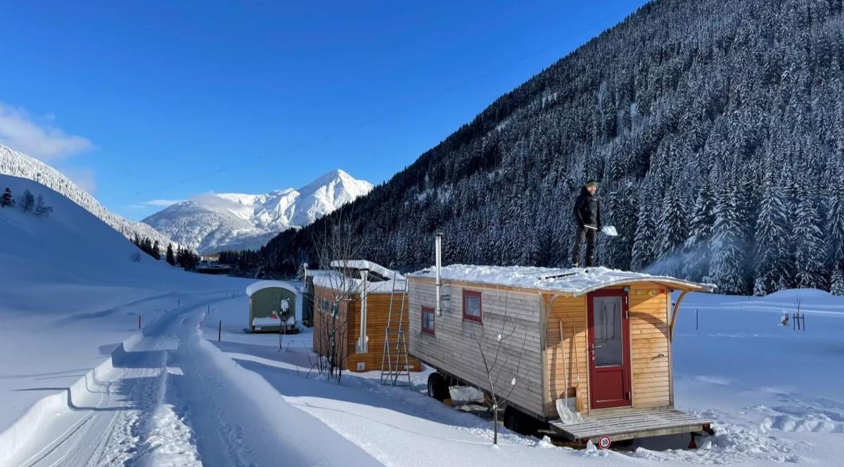 Wintercamping im Camping Viva