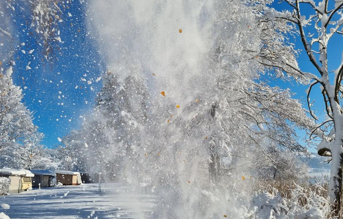 Wintercamping im Camping Unterägeri