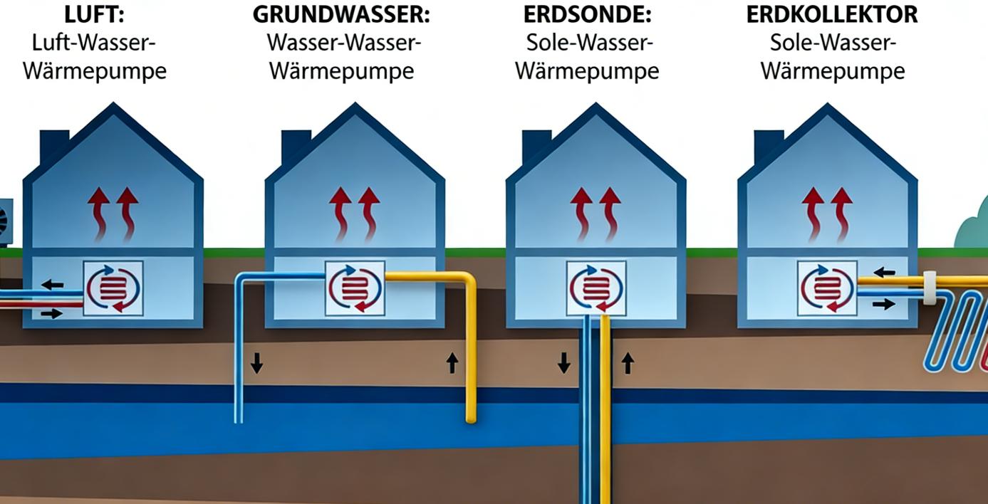 Berechnen Sie den Stromverbrauch der Wärmepumpe