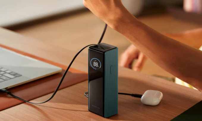 災害時　連絡手段　モバイルバッテリー　EcoFlow RAPID Power Bank（25,000mAh）