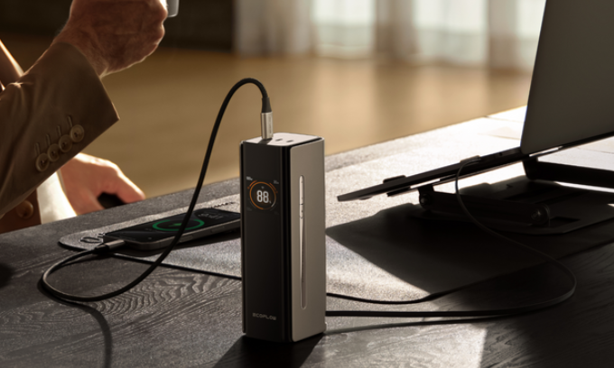 災害時　連絡手段　モバイルバッテリー　EcoFlow RAPID Pro Power Bank（27,650mAh）