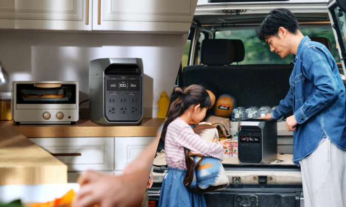 日本　自然災害　ポータブル電源　EcoFlow DELTA 3 Plus