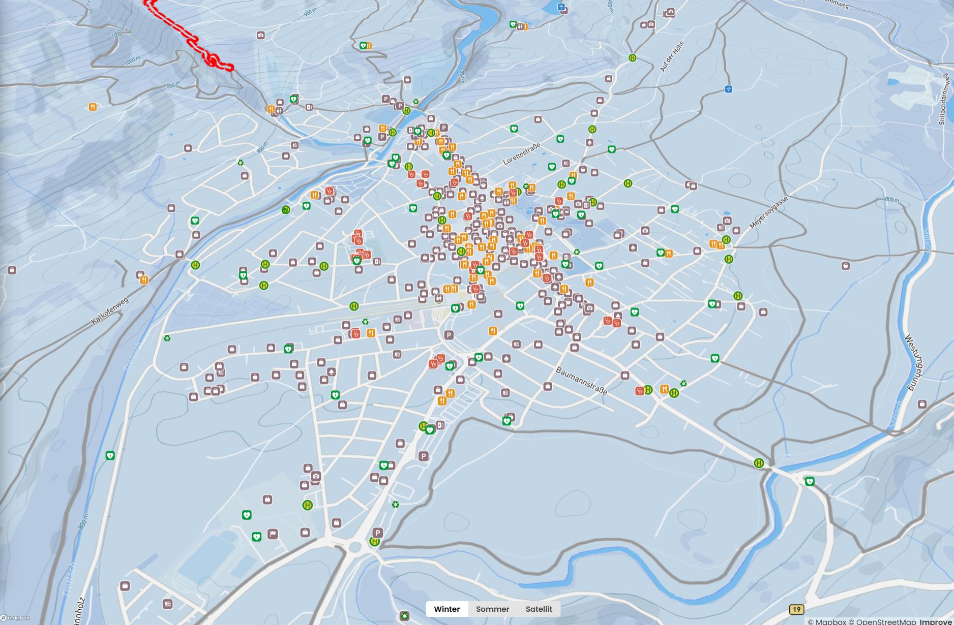 Winterwandern Oberstdorf karte