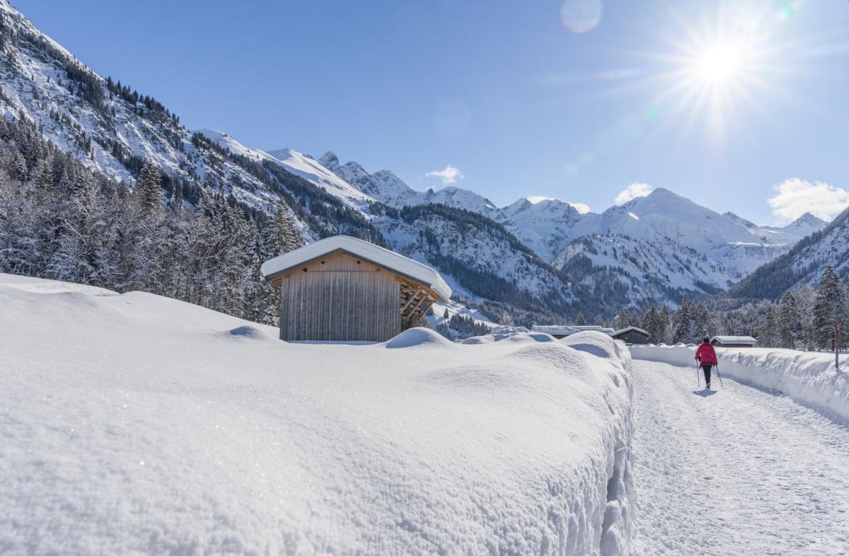 Winterwandern Oberstdorf im Stillachtal