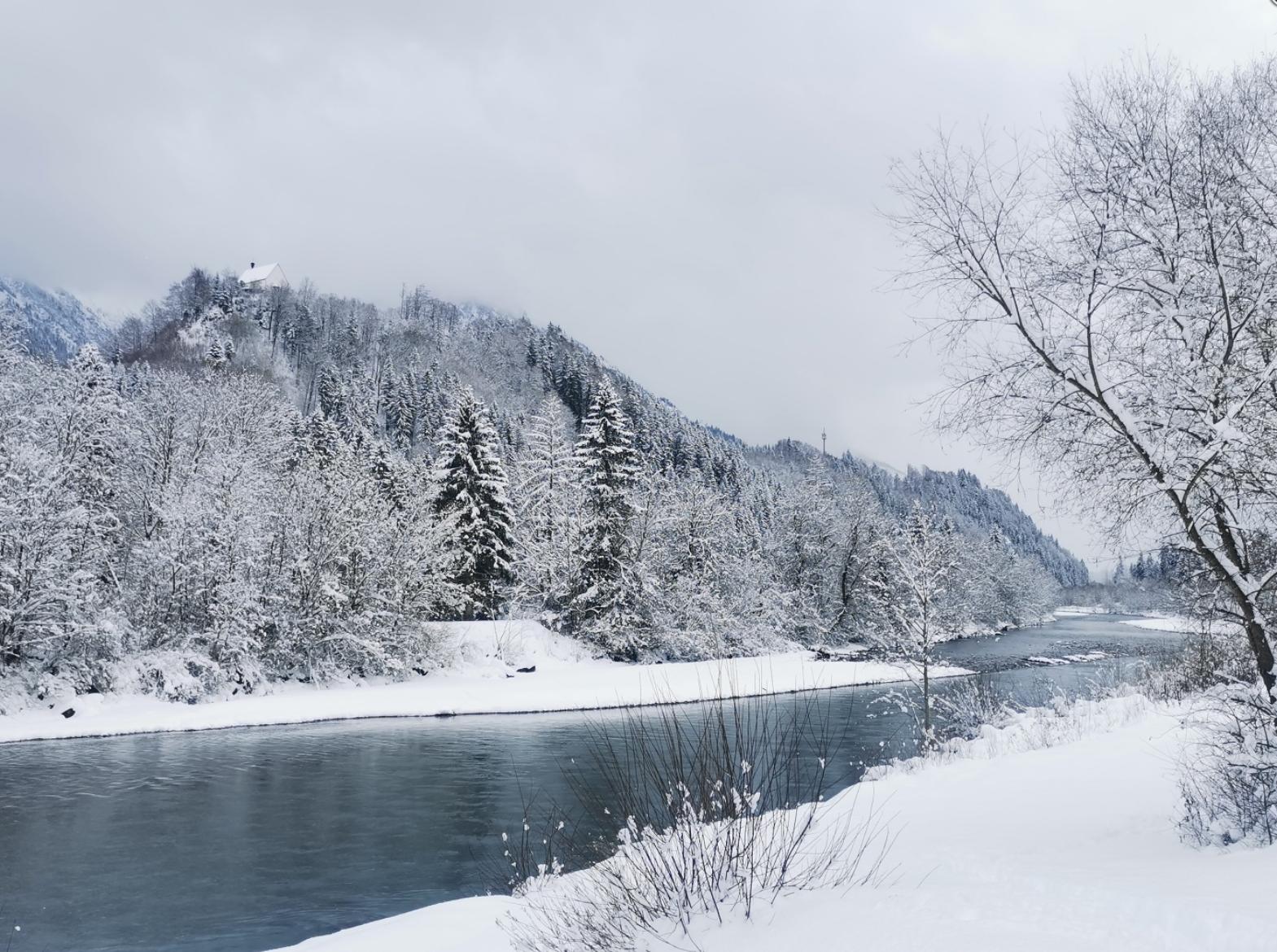 Winterwandern Oberstdorf im Vier Flüsse Tour