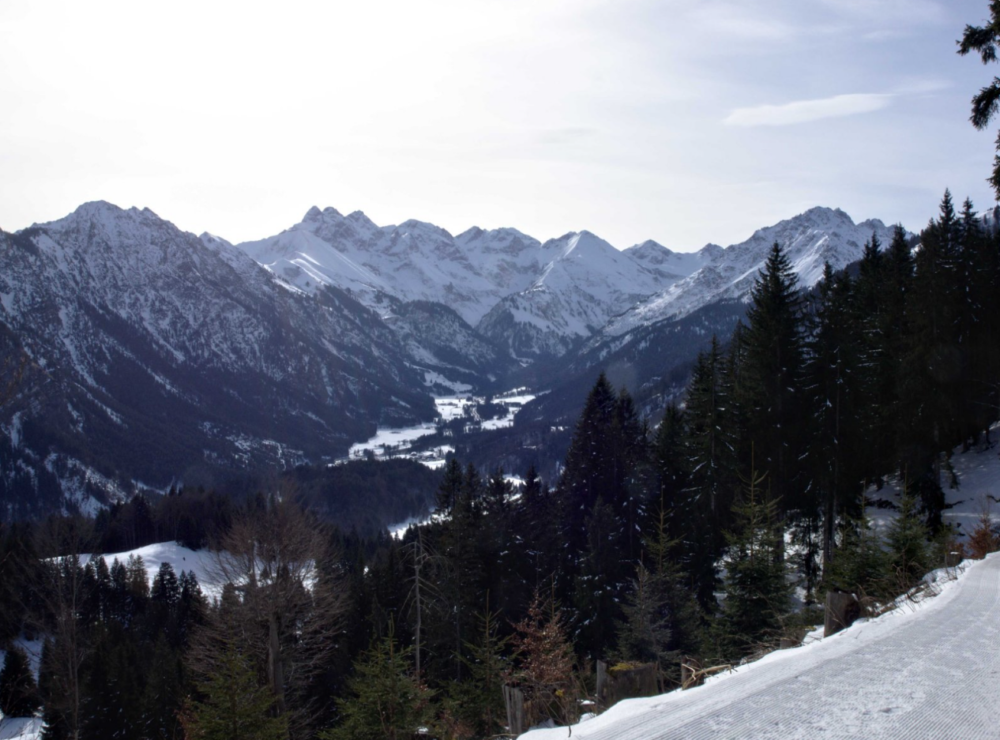 Winterwandern Oberstdorf im Hochleite