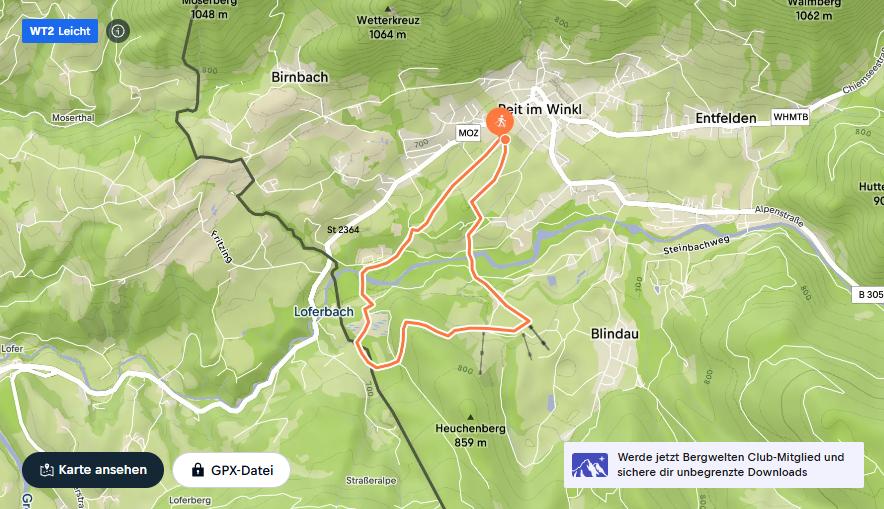 Schneeschuhwanderung im Reit im Winkl