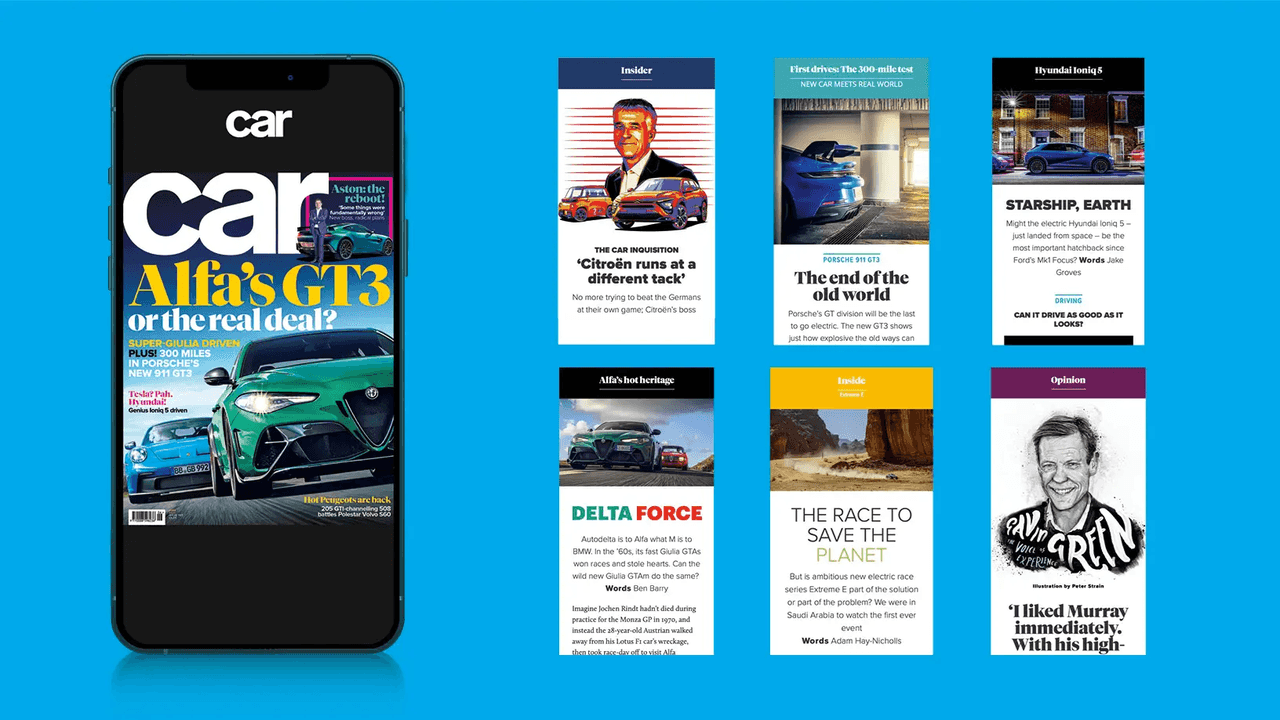 Subscription to an automotive magazine or app
