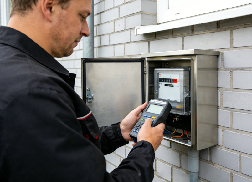 Saldierender Zähler ablesen