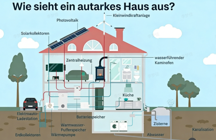 Wie sieht ein autarkes Haus aus