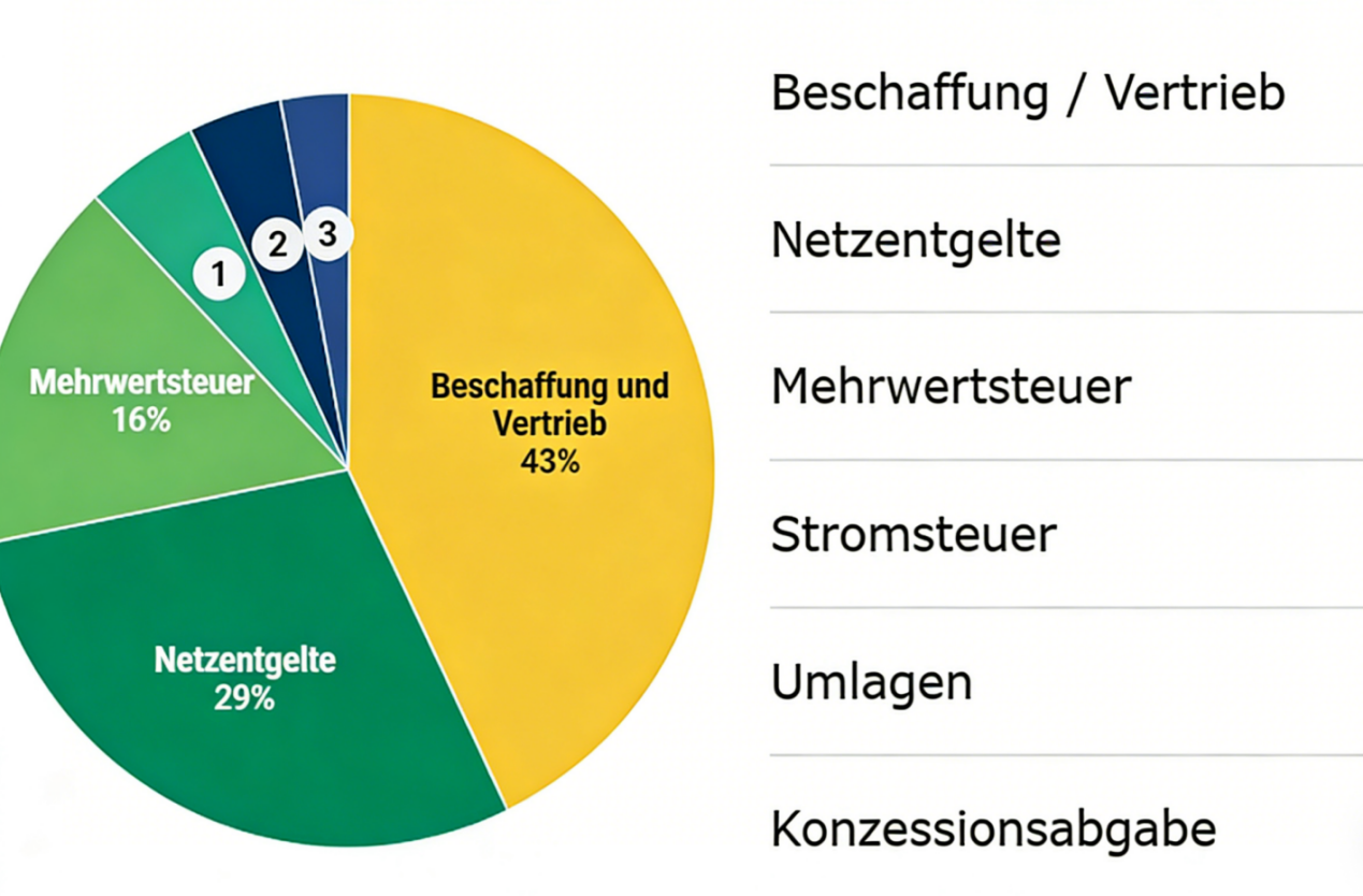La composition du strompreis vergleich