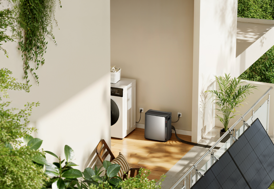 Montage balkonkraftwerk