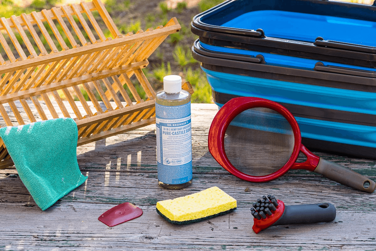 Camping cooking equipment list-Cleaning gear