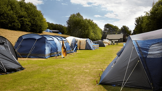 Campsite at Longleat (Wiltshire)