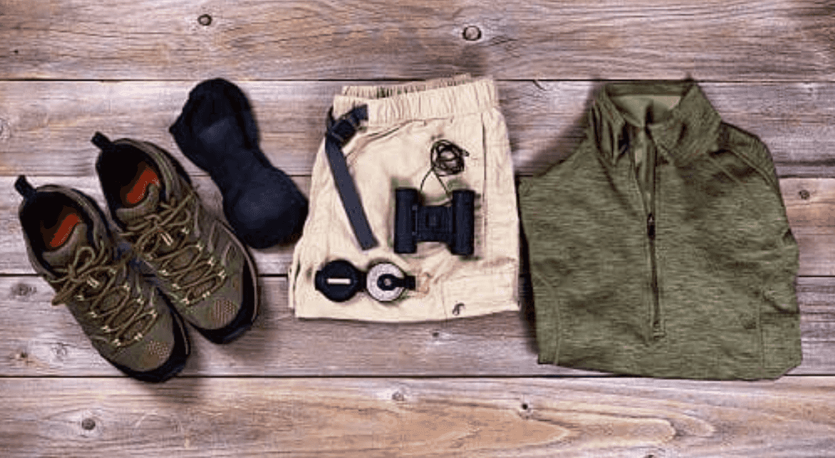 Car Camping Essentials-Weather-appropriate clothing, Footwear