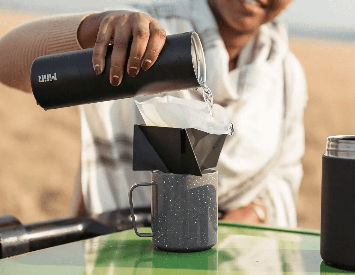 MiiR Pourigami - best travel coffee maker for camping