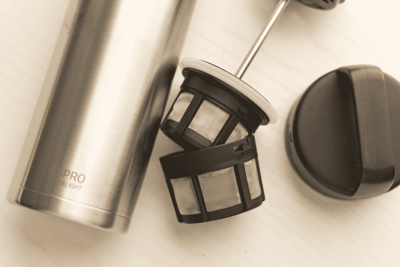 ESPRO Ultralight Travel Press - an effective outdoor coffee maker