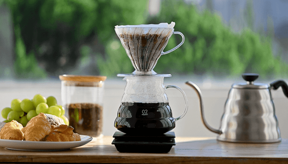 Hario V60 Plastic Dripper - a reliable coffee maker for camping