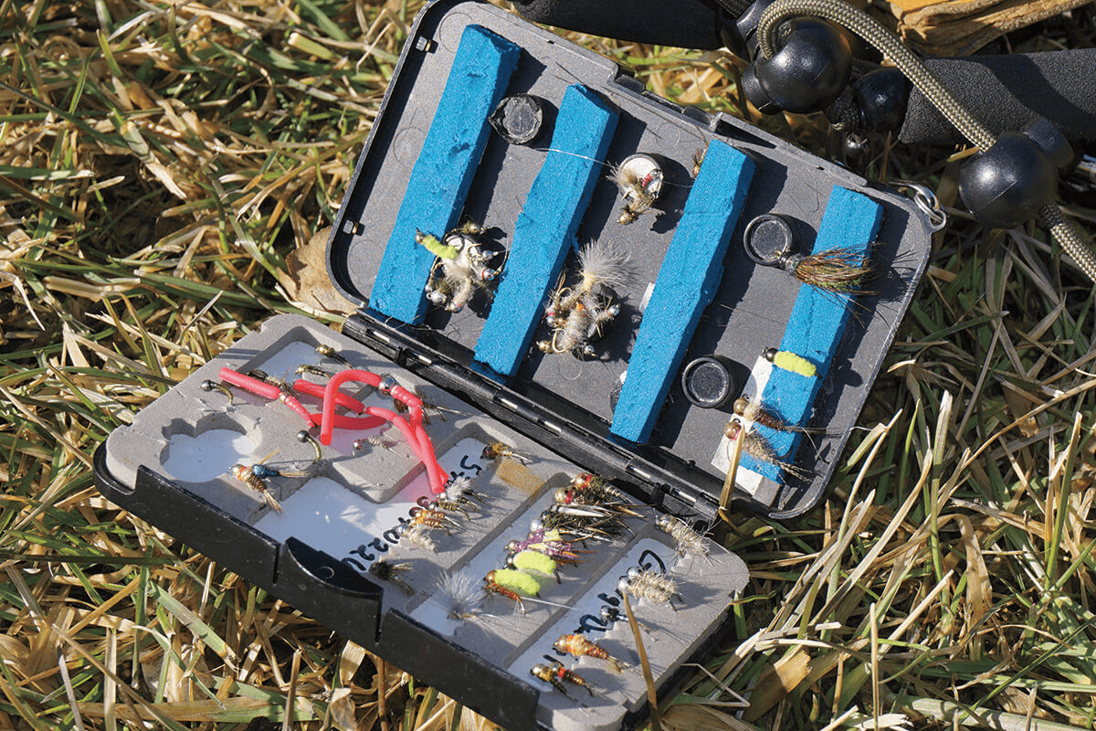 Fly fishing gear: Fly fishing flies and fly storage