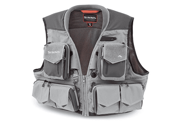 Fly fishing gear: Fly fishing vest or pack for gear organization