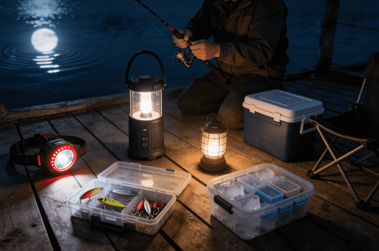 Essential gear for night fishing