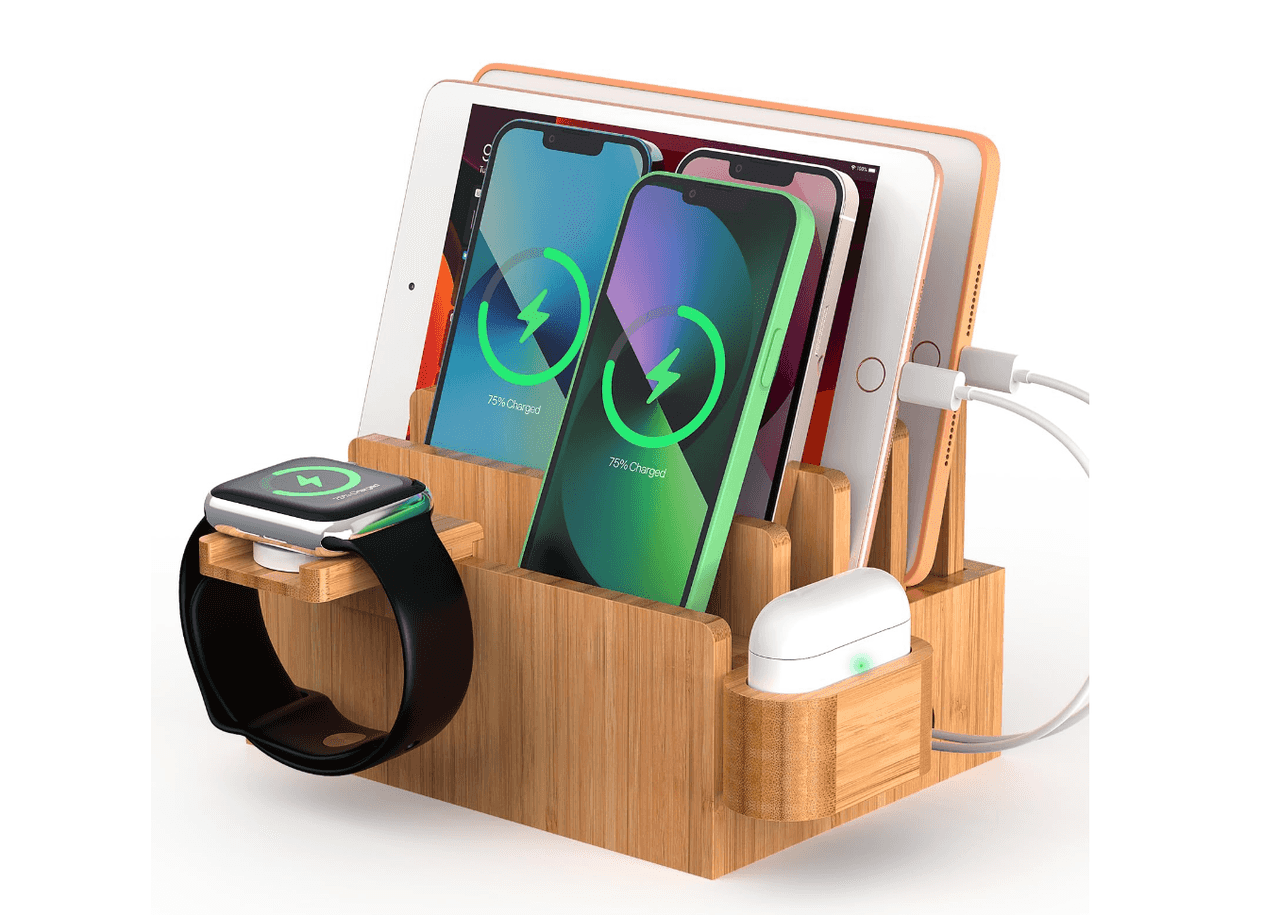 Multi-device stations (phones, tablets, smartwatches)